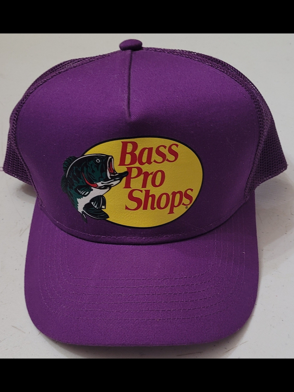 Bass Pro Shops Purple Logo Mesh Cap